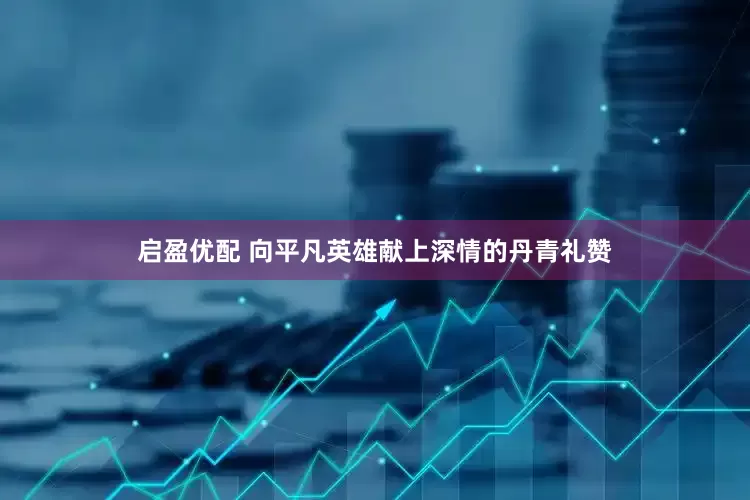 启盈优配 向平凡英雄献上深情的丹青礼赞